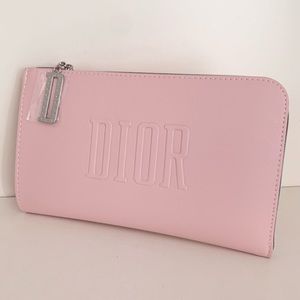 Dior pink zippy pouch
